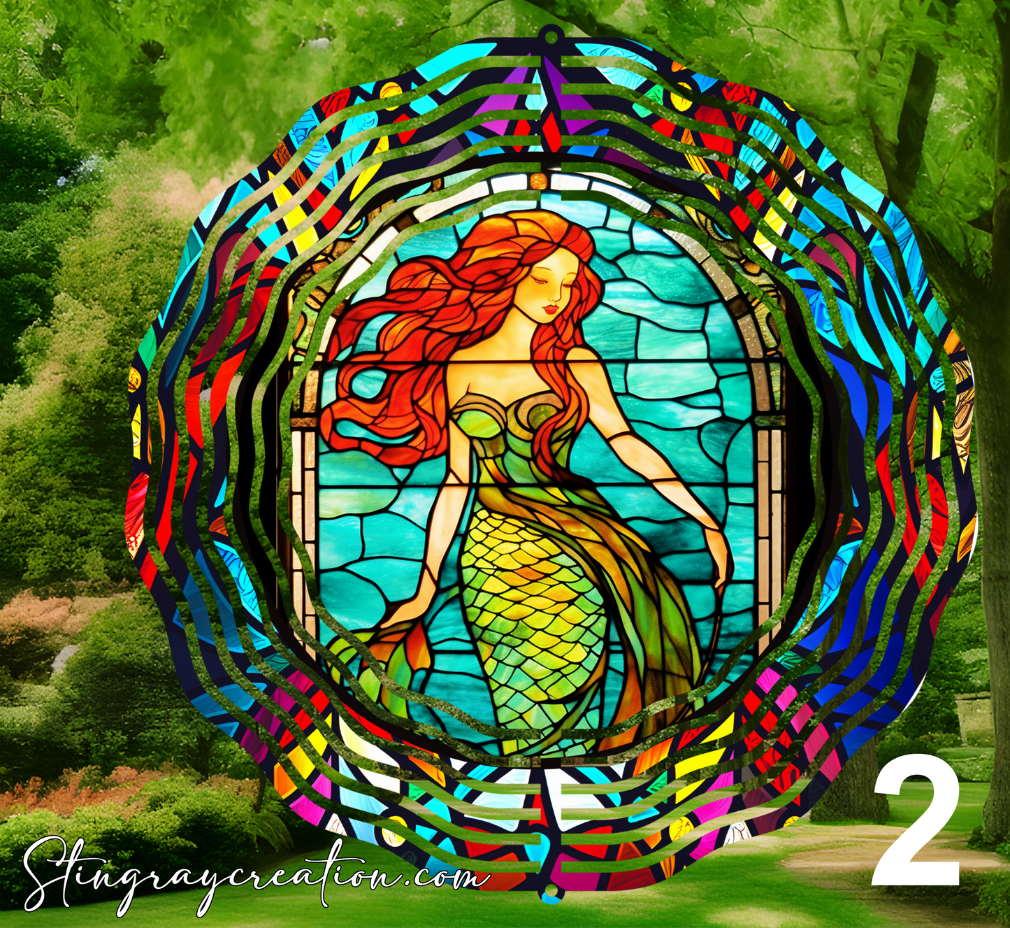 Mermaid Wind Spinner