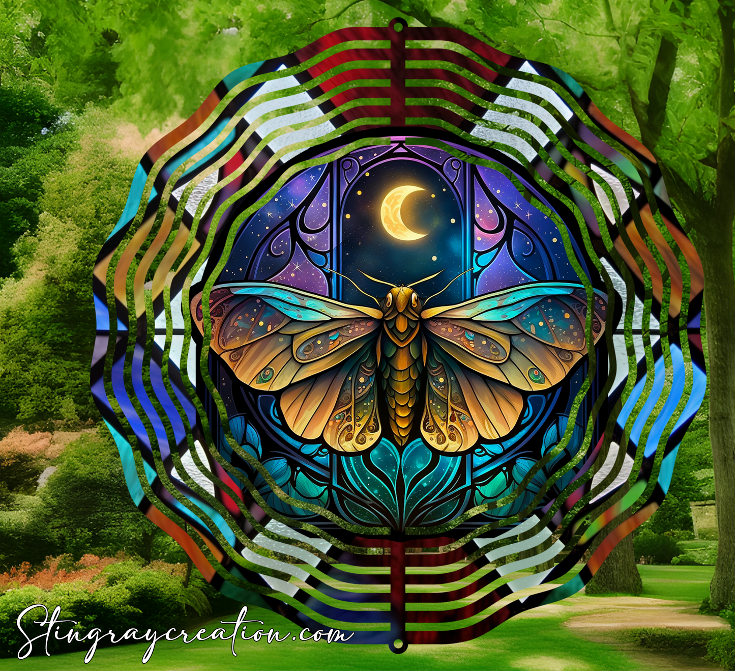 Night Moth Whale Wind Spinner