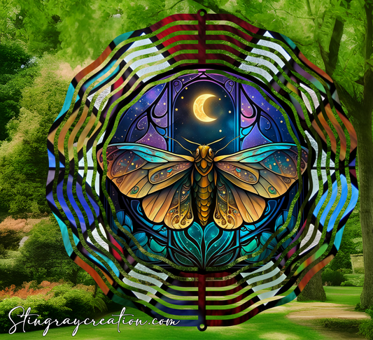 Night Moth Whale Wind Spinner