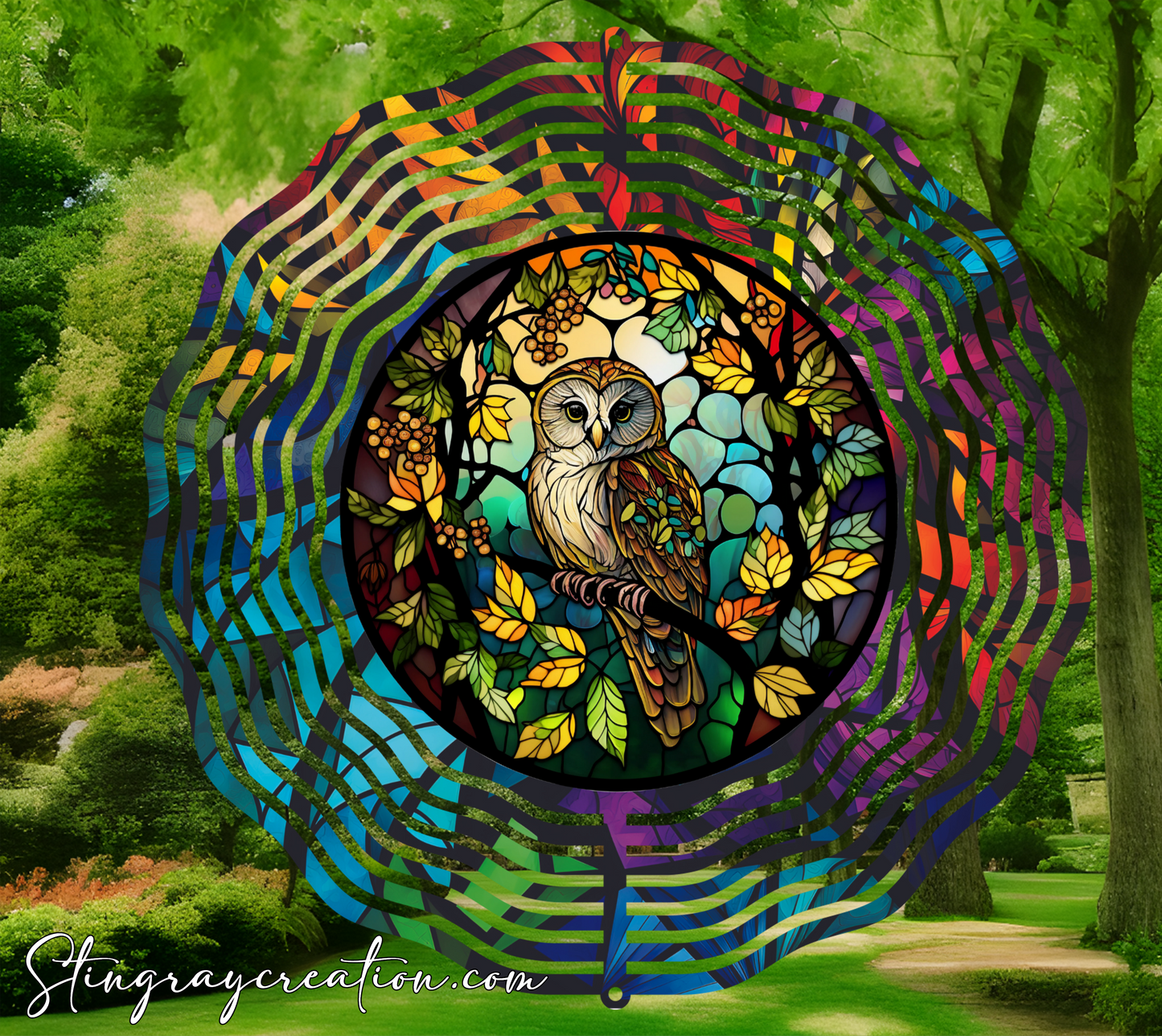 Owl Wind Spinner
