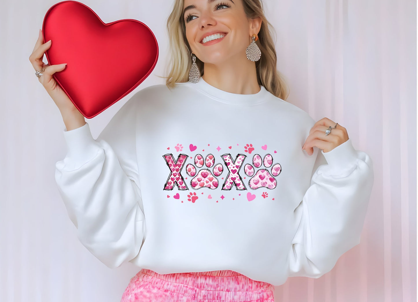 Pawprint XOXOX T-shirt/Sweatshirt