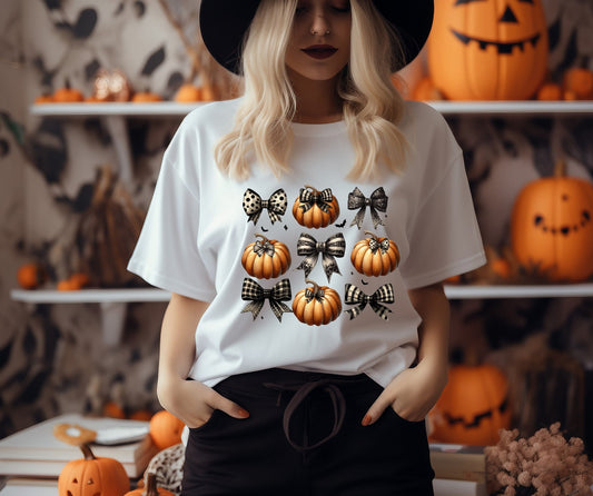 Bows & Pumpkins Tee