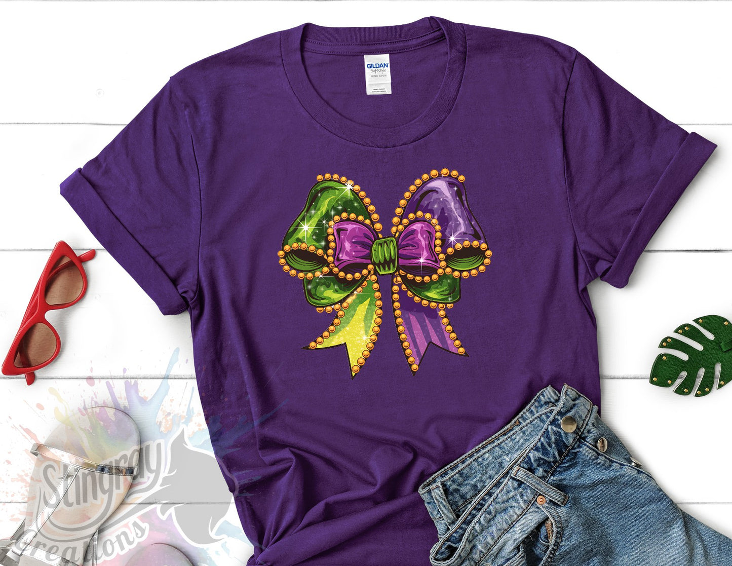 Mardi Gras Bow