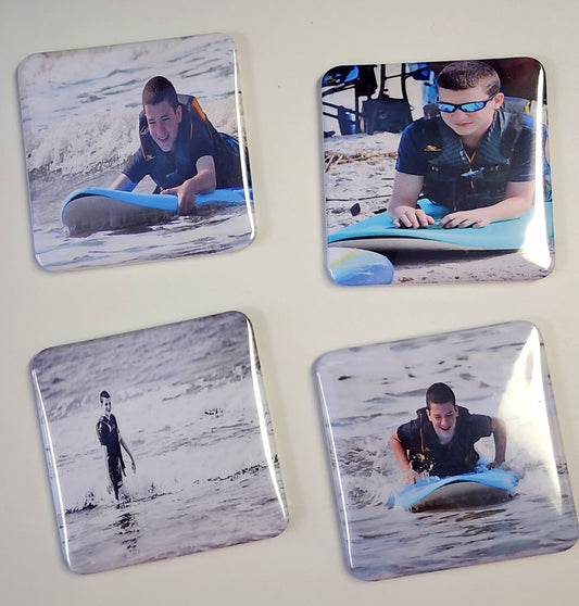 Custom Photo Memory Magnets | Personalized Keepsake Fridge Magnets