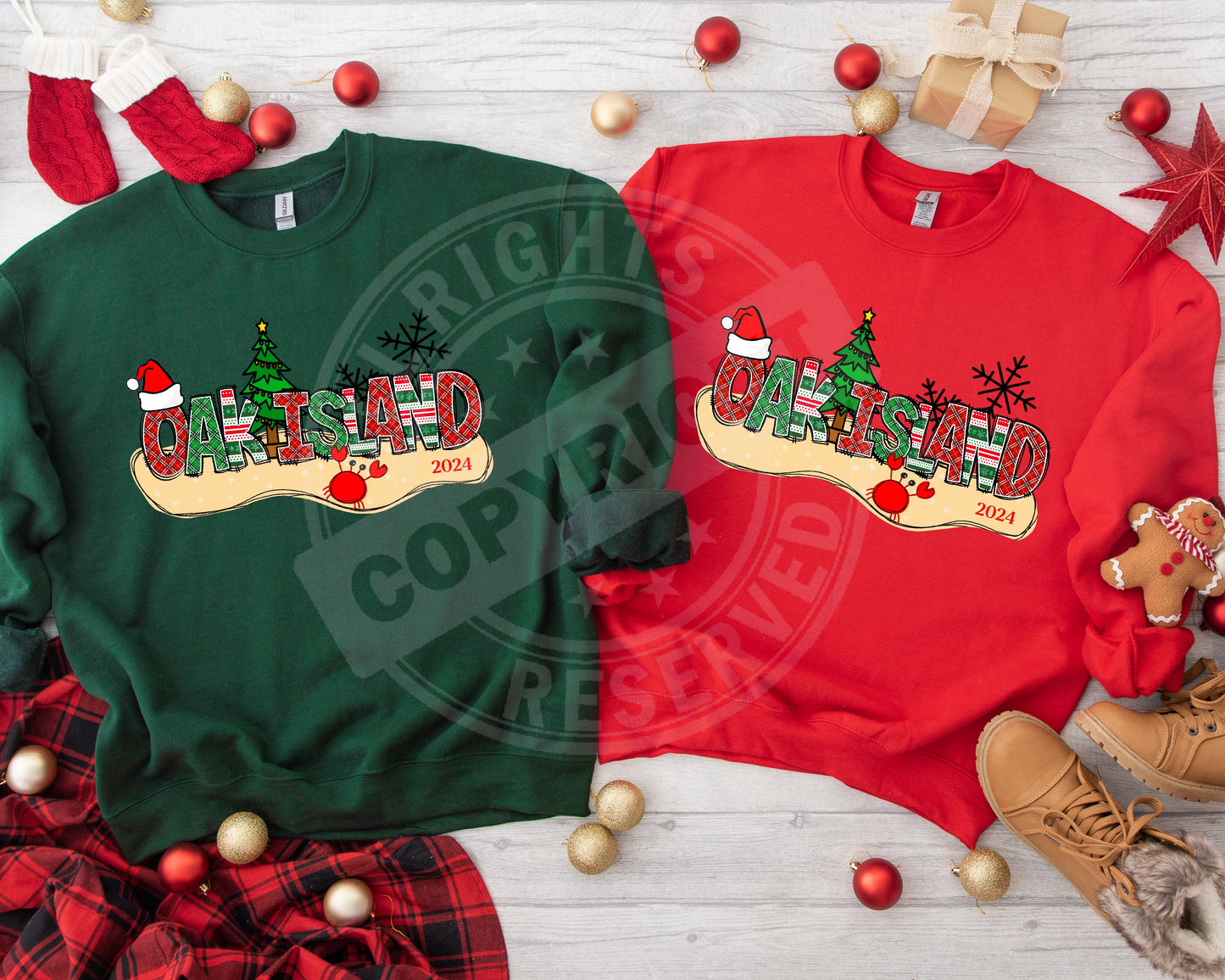 Oak Island 2024 Holiday Shirt