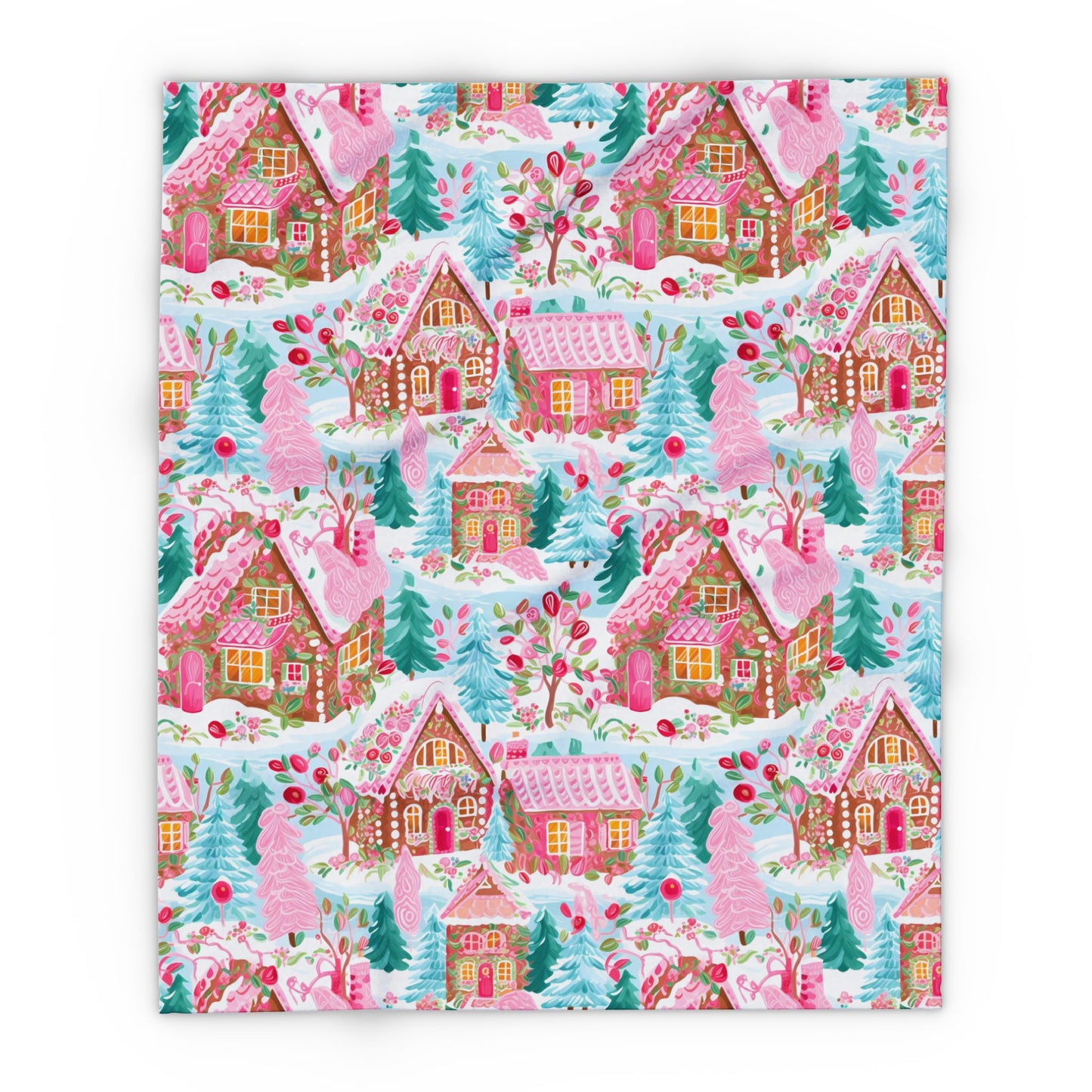 Sugarplum Garden Village Blanket