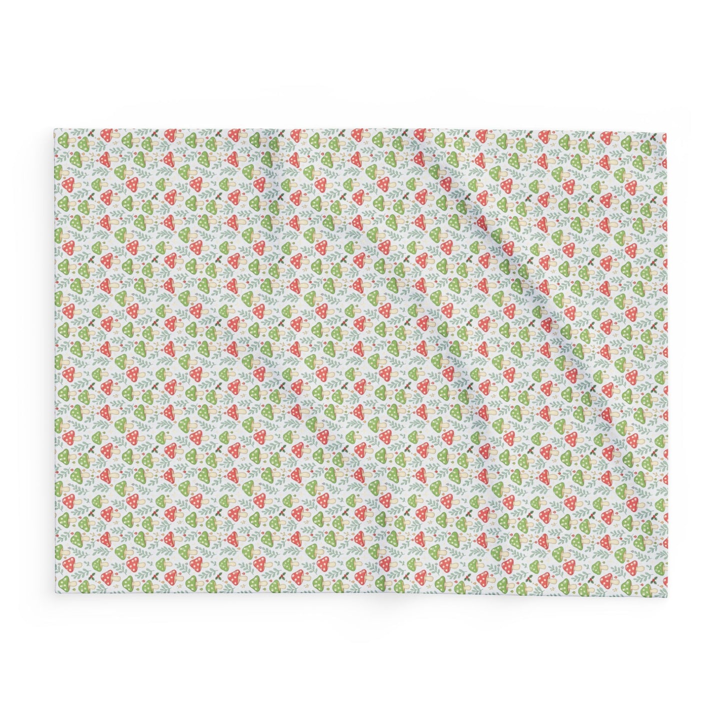 Whimsical Holiday Shrooms Blanket