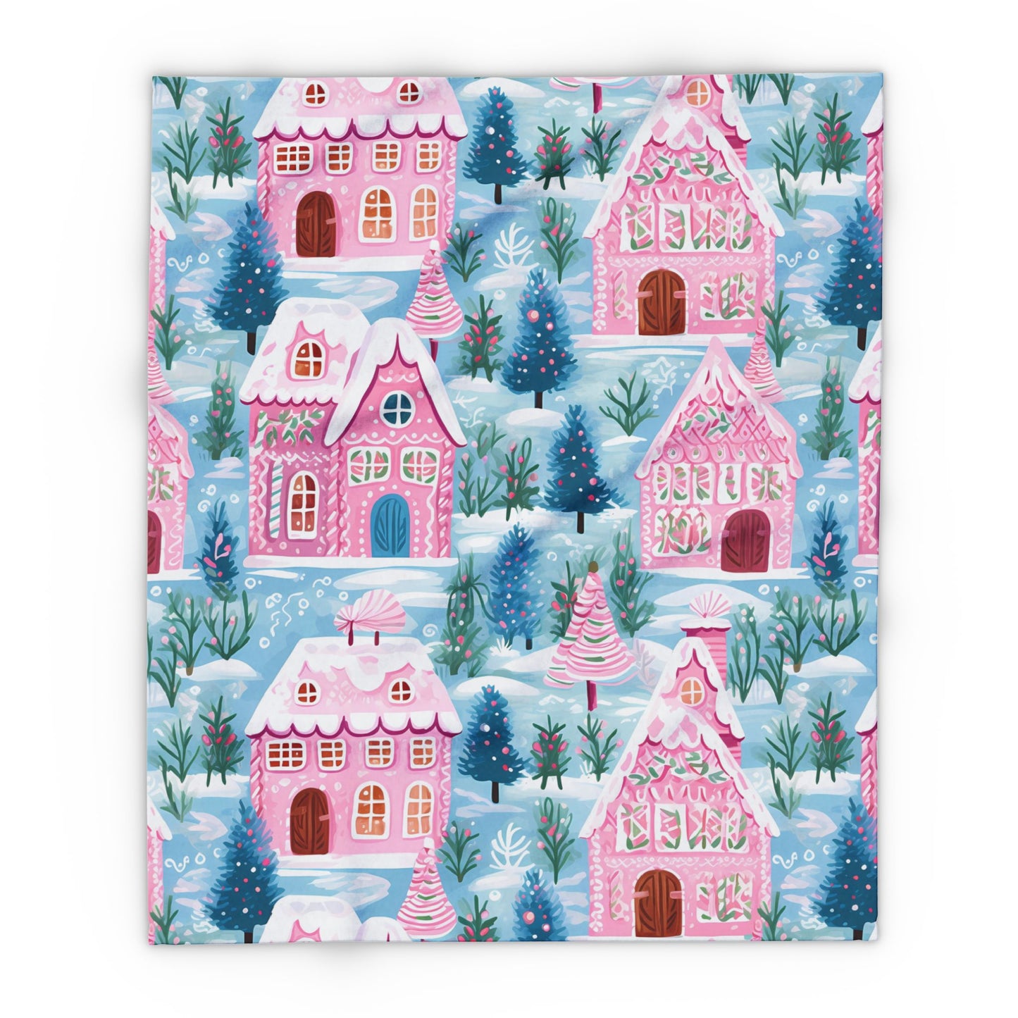 Pink Peppermint Wonderland Blanket