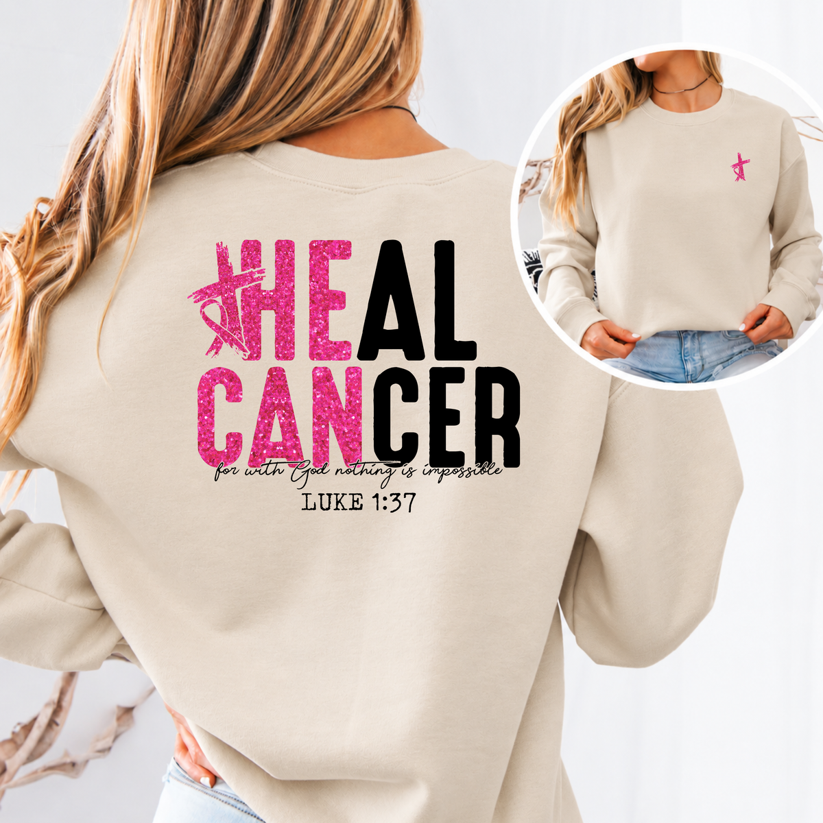 HEAL Cancer Breast Cancer Awareness T-Shirt & Sweatshirt