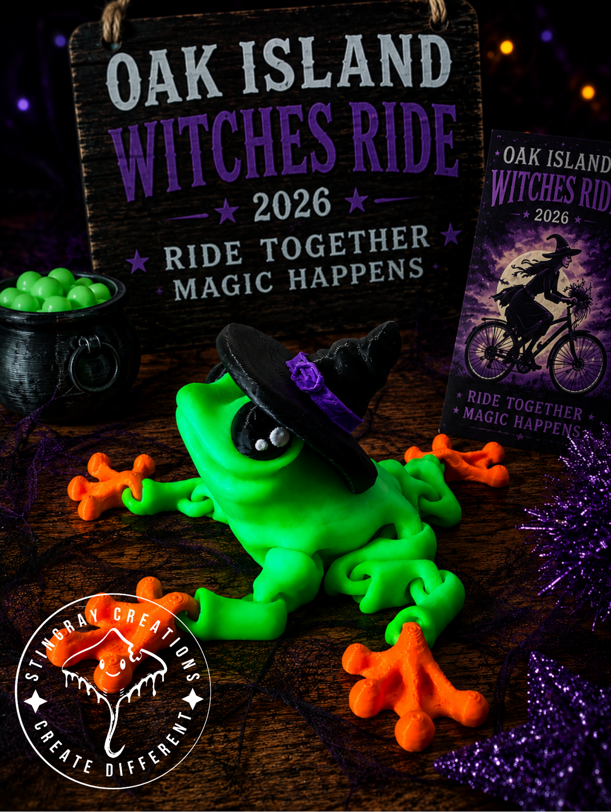 Oak Island Witches Ride 2026 3D Printed Collector’s Edition Toys