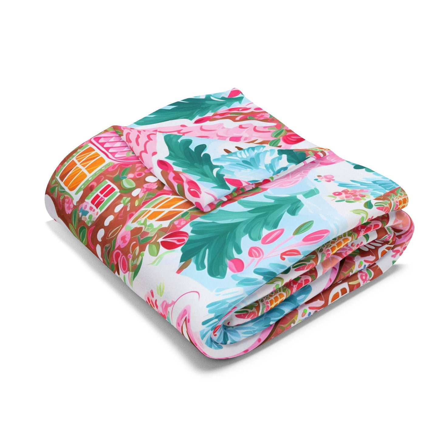 Sugarplum Garden Village Blanket