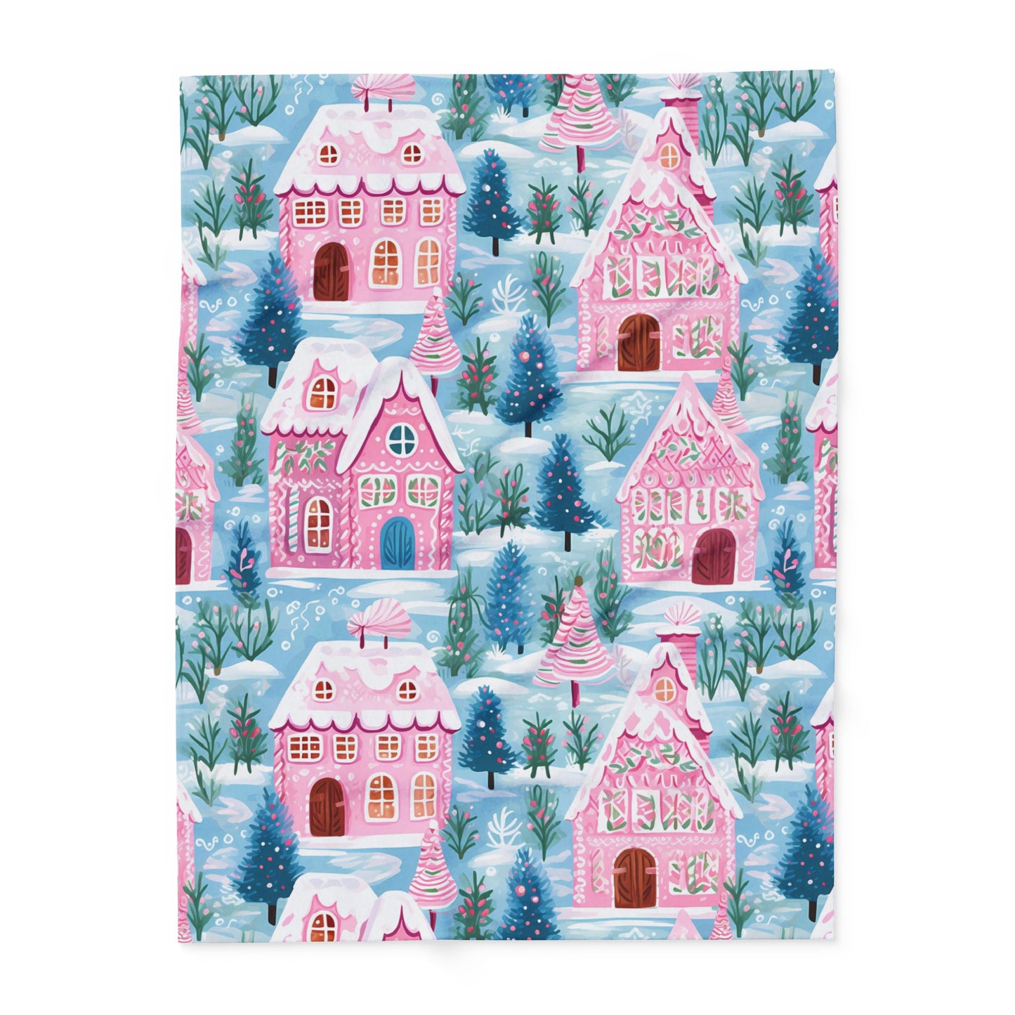 Pink Peppermint Wonderland Blanket