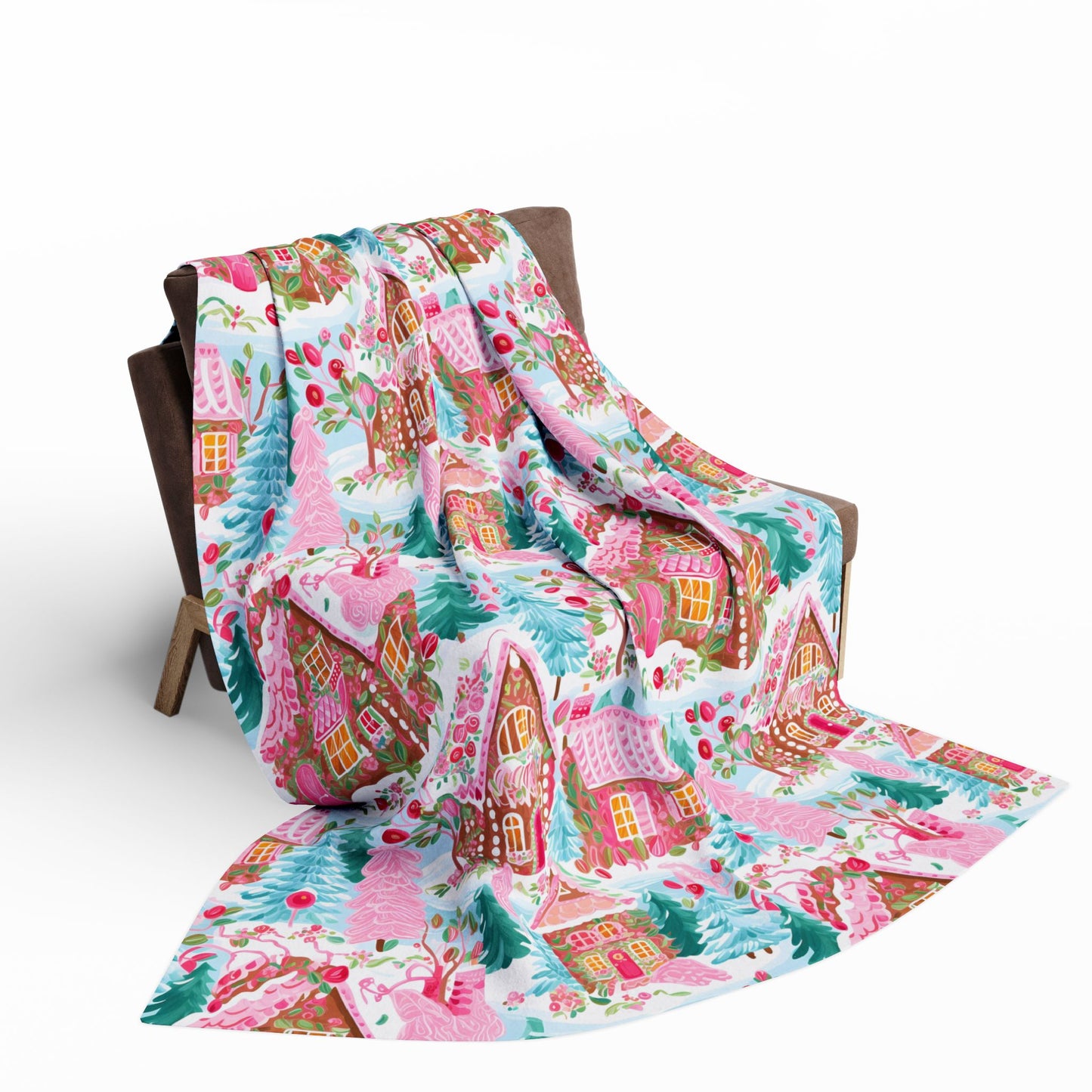 Sugarplum Garden Village Blanket