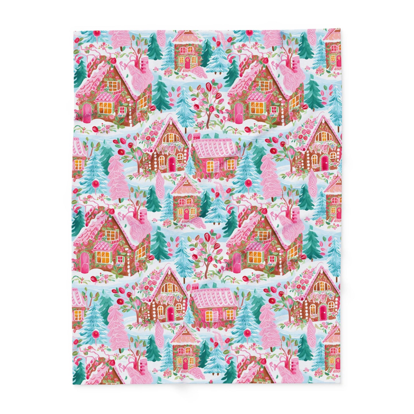 Sugarplum Garden Village Blanket