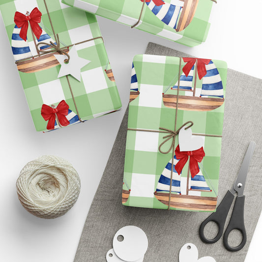 Sail Into the Season (Wrapping Papper)