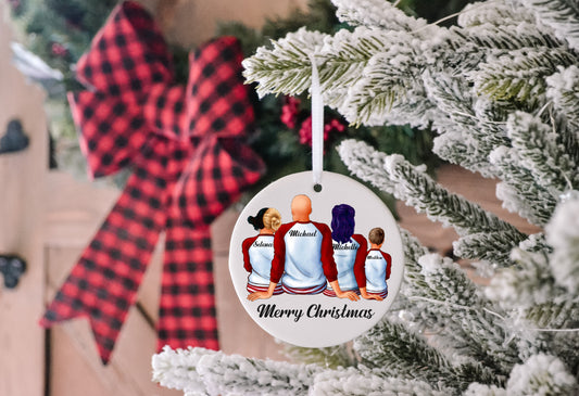 Custom Family Christmas Ornament