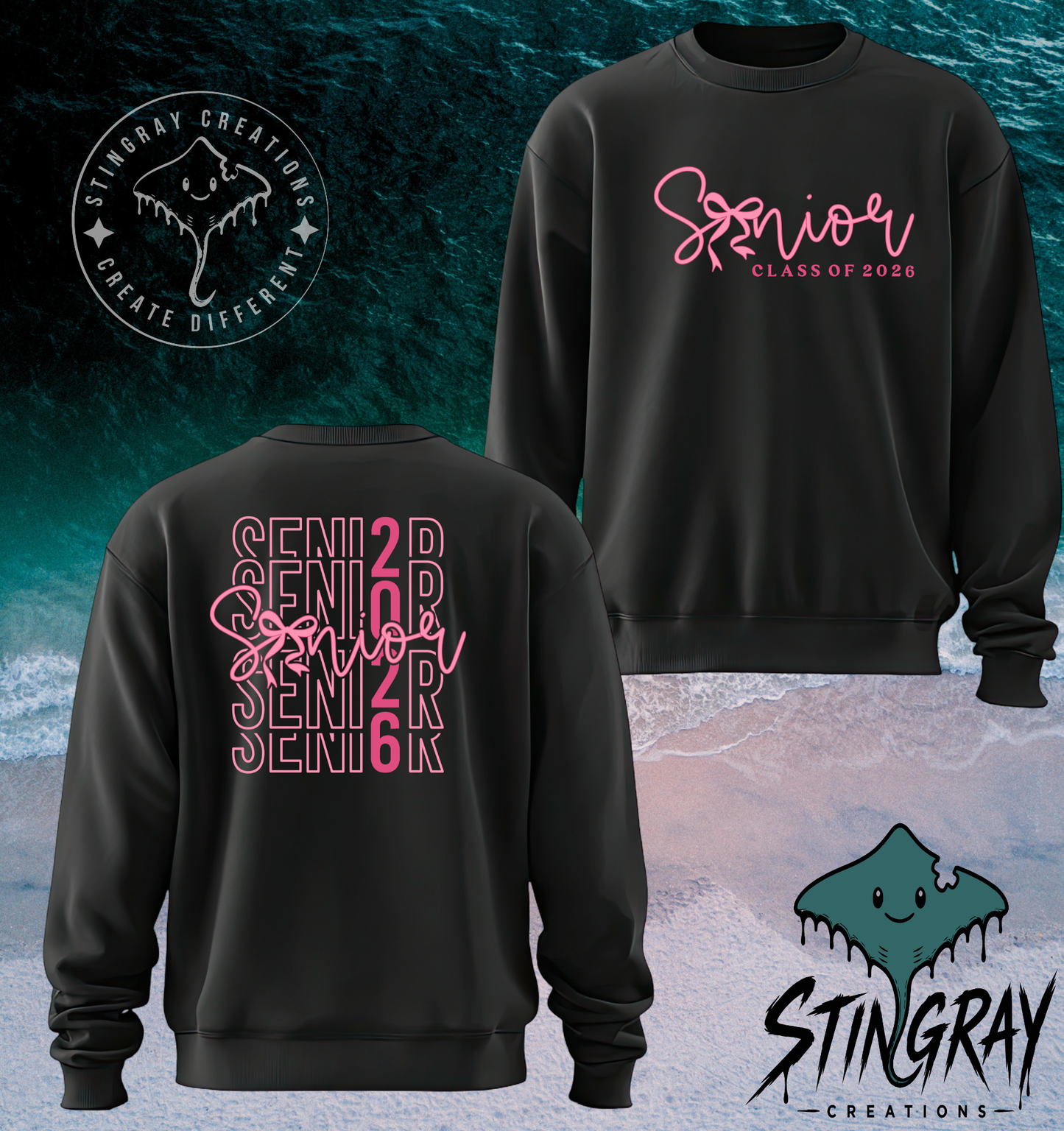 Senior Class of 2026 T Shirt & Crewneck Sweatshirt | Senior Year Apparel