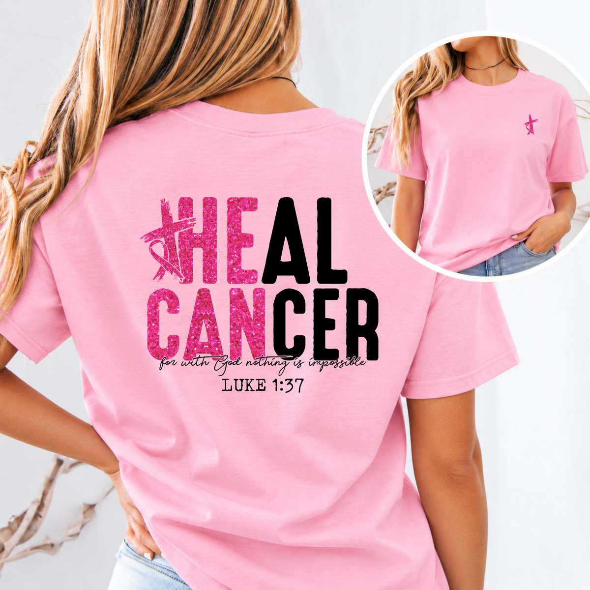 HEAL Cancer Breast Cancer Awareness T-Shirt & Sweatshirt