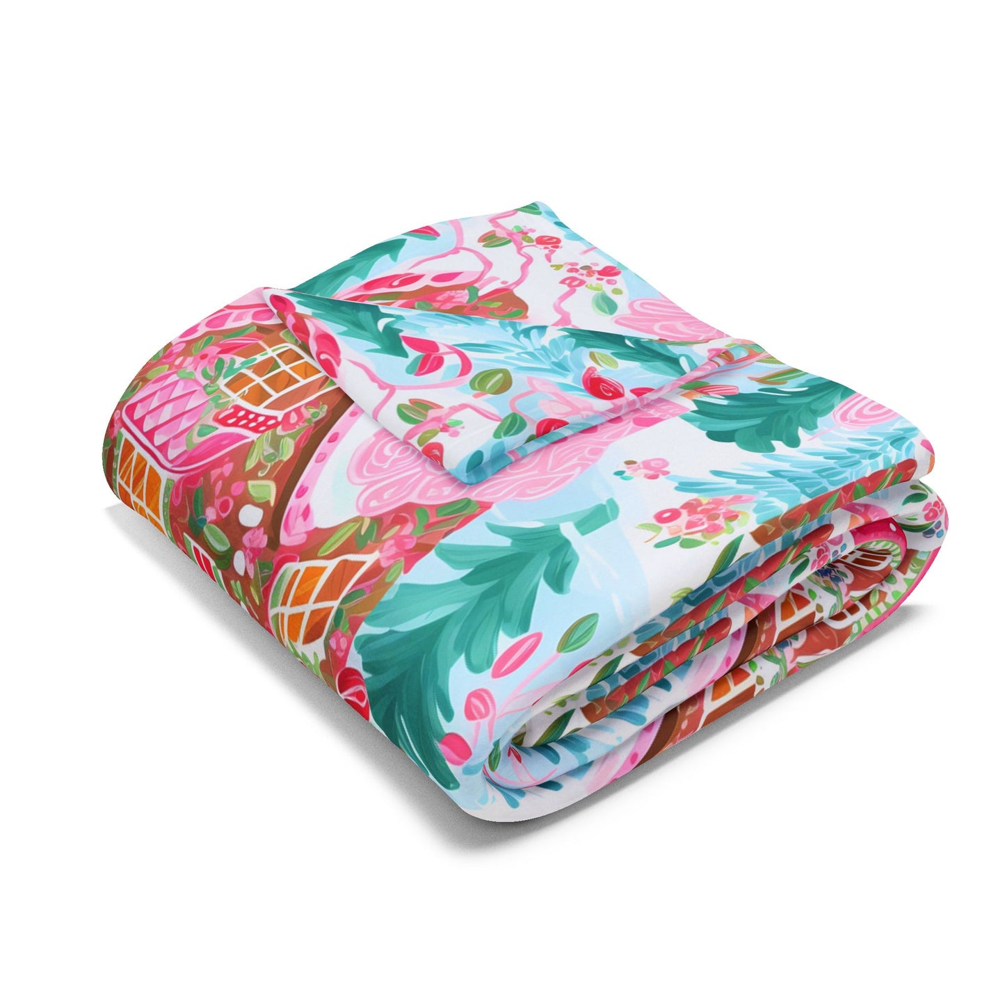 Sugarplum Garden Village Blanket