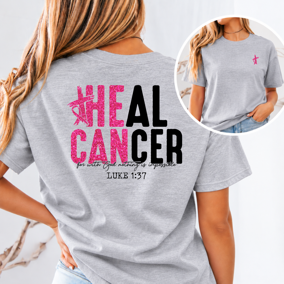 HEAL Cancer Breast Cancer Awareness T-Shirt & Sweatshirt