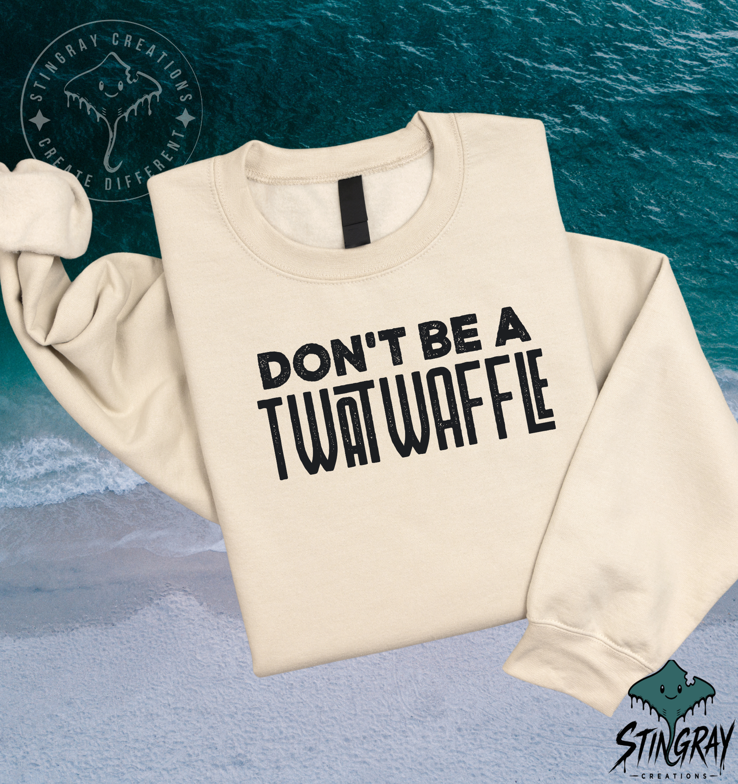 Don’t Be a Twatwaffle T-Shirt & Crewneck Sweatshirt | Funny Sarcastic Shirt