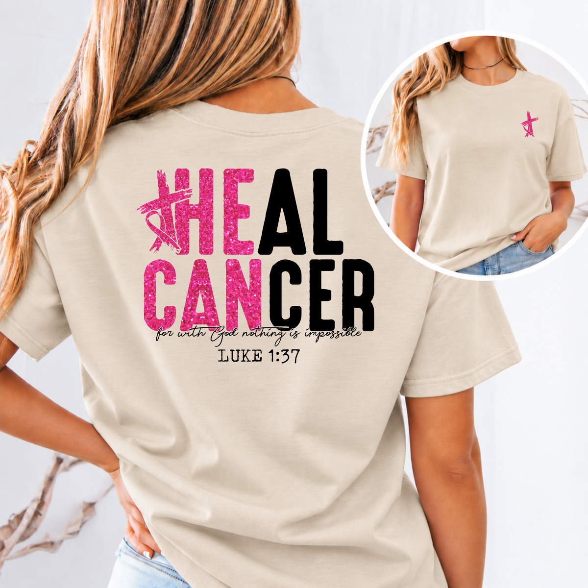HEAL Cancer Breast Cancer Awareness T-Shirt & Sweatshirt