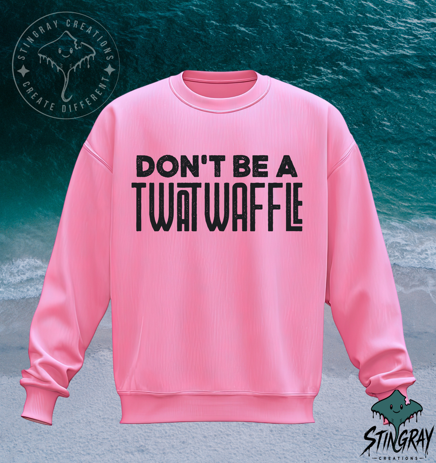 Don’t Be a Twatwaffle T-Shirt & Crewneck Sweatshirt | Funny Sarcastic Shirt