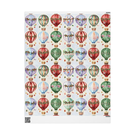 Whimsical Winter Balloons (Wrapping Papper)
