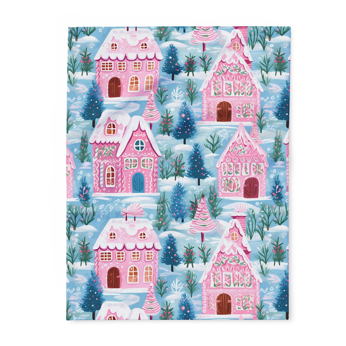 Pink Peppermint Wonderland Blanket