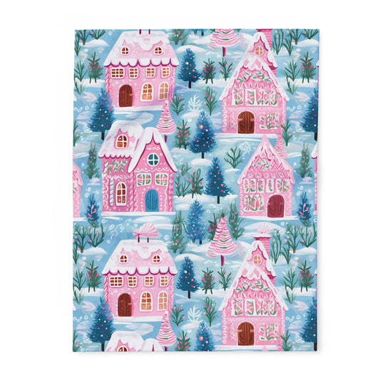 Pink Peppermint Wonderland Blanket