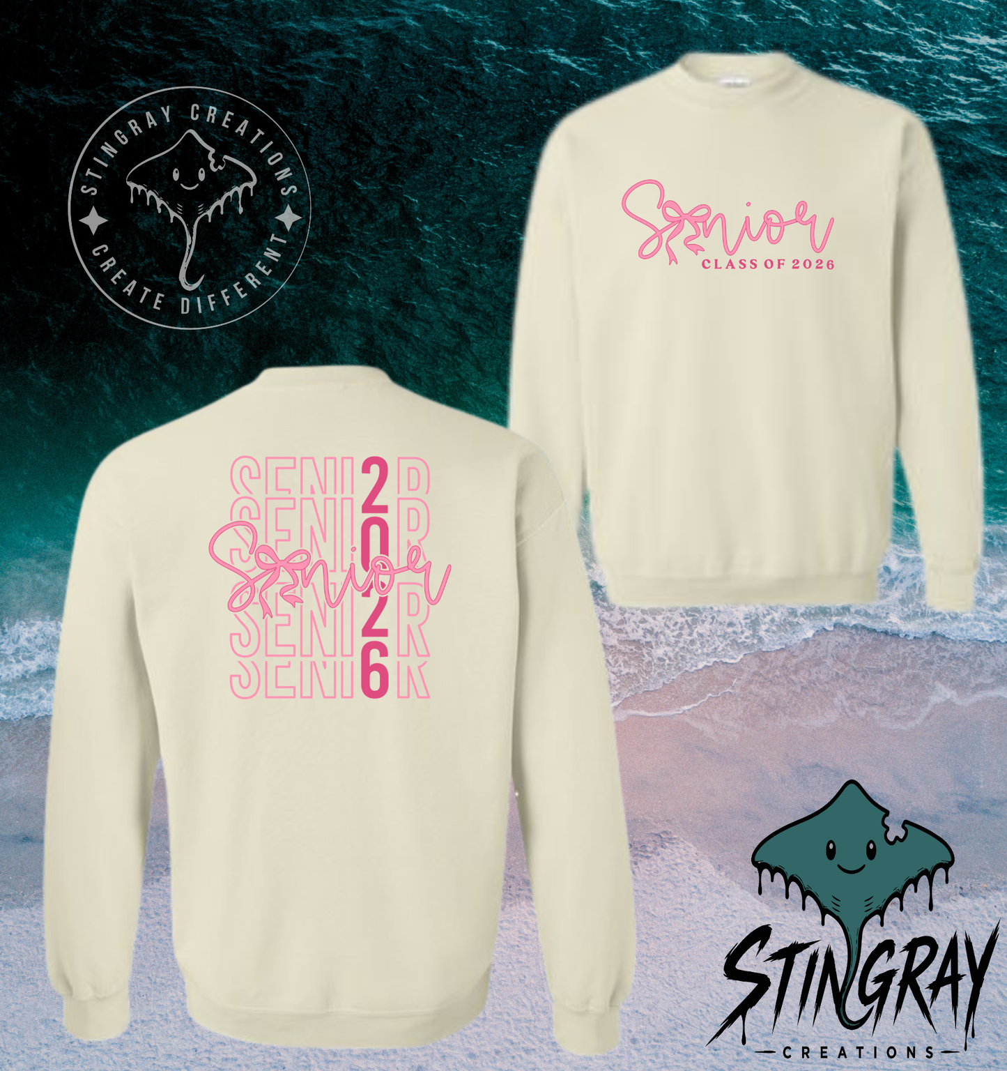 Senior Class of 2026 T Shirt & Crewneck Sweatshirt | Senior Year Apparel