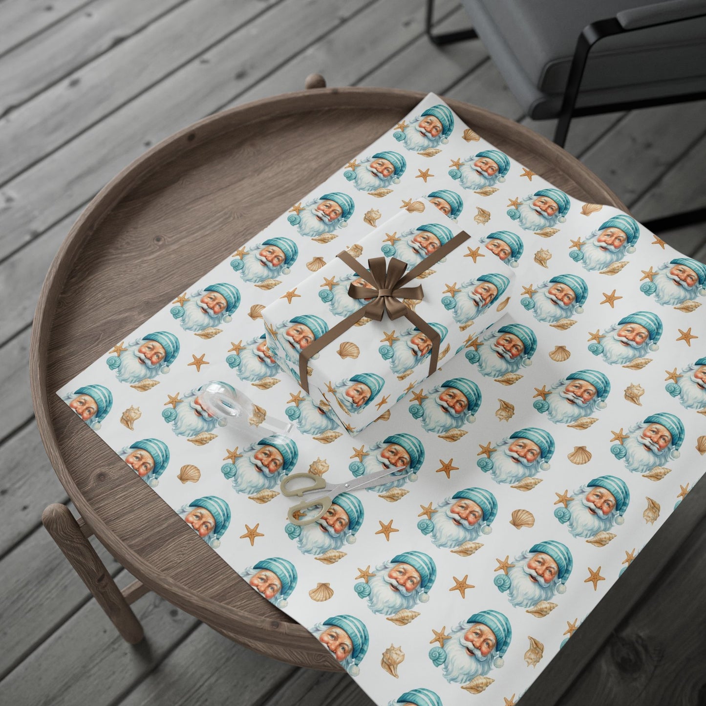 Seaside Santa (Wrapping Papper)