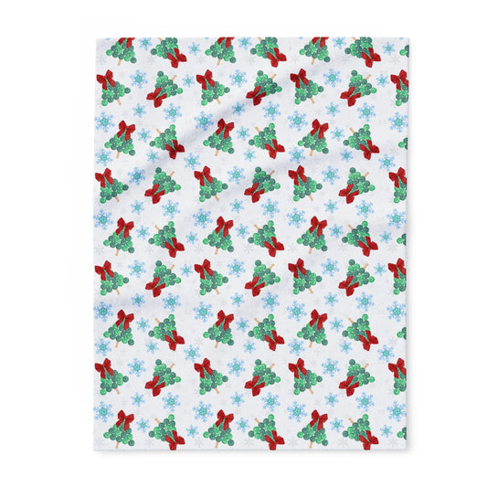 Snowflakes & Pickleball Blanket