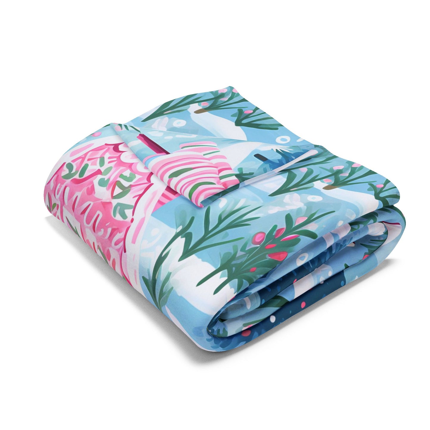 Pink Peppermint Wonderland Blanket
