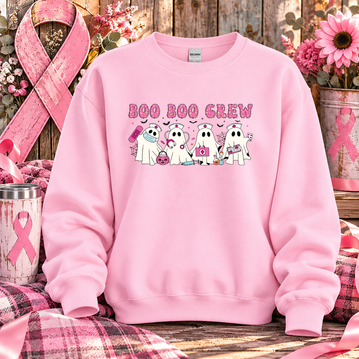Boo Boo Crew Halloween Medical T-Shirt & Sweatshirt