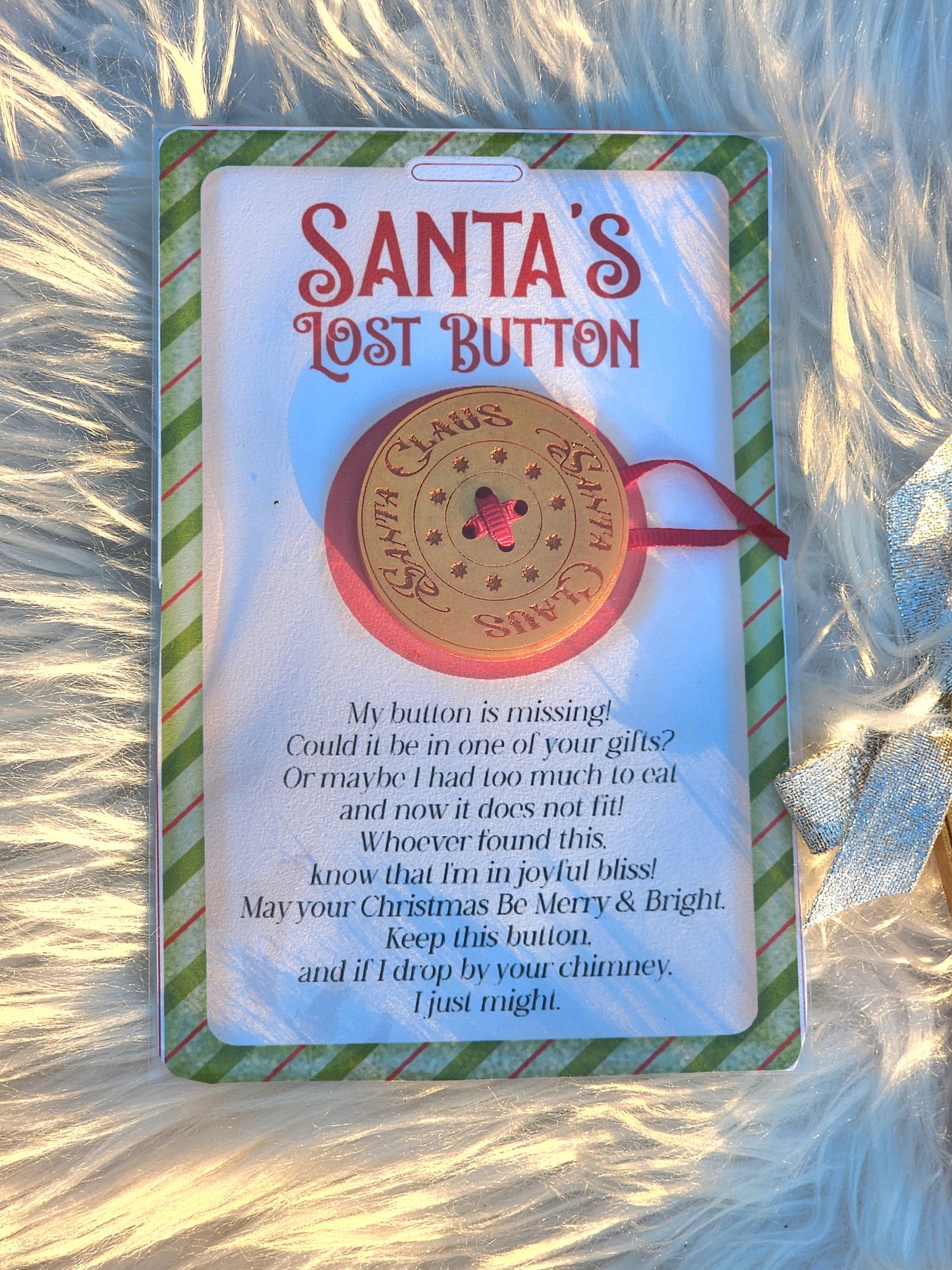 Santas Lost Button