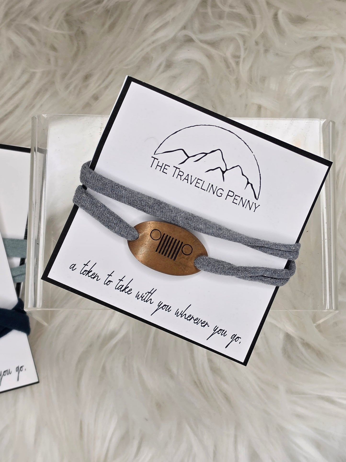 The Traveling Penny Jeep Bracelet | Jeep Grille Adventure Bracelet Gift