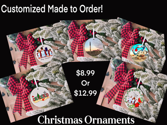 Personalize Picture Ornament