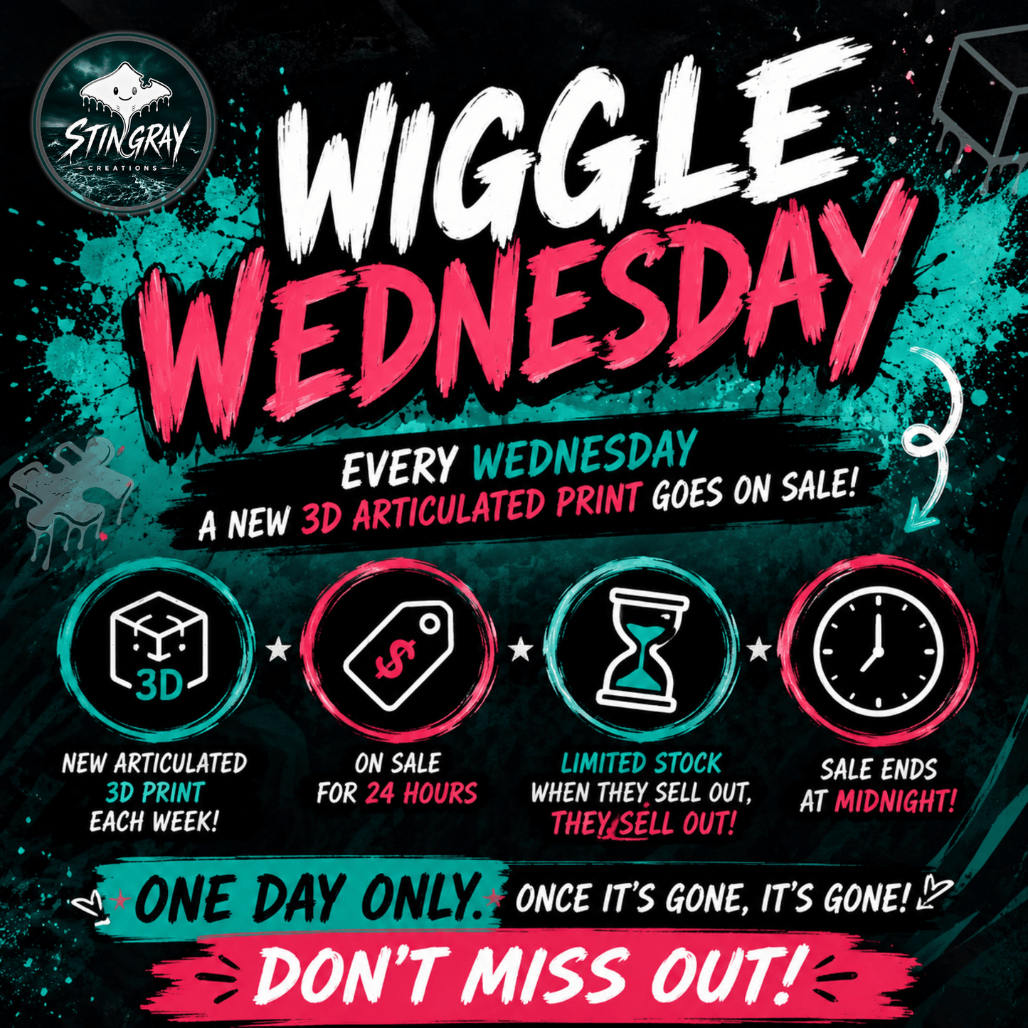 Wiggle Wednesday (SALE APPLIES AT CHEKOUT!)
