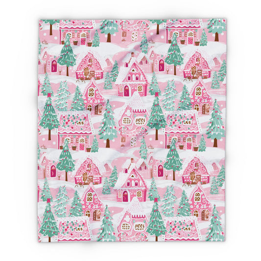 Sugarplum Christmas Town Blanket