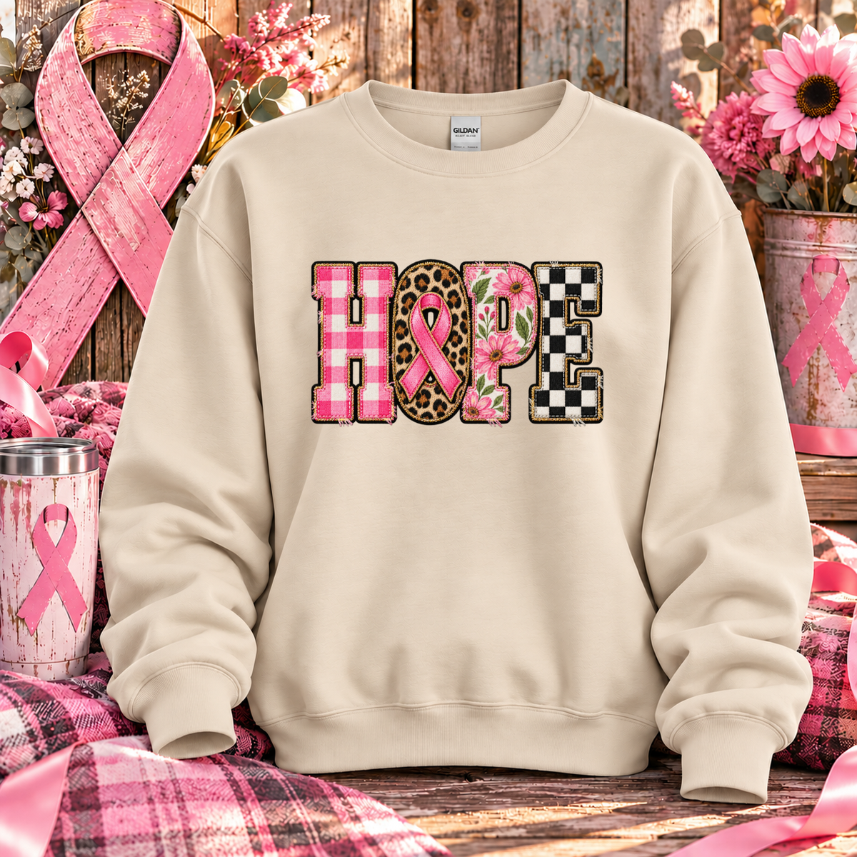 HOPE Breast Cancer Awareness T-Shirt & Sweatshirt