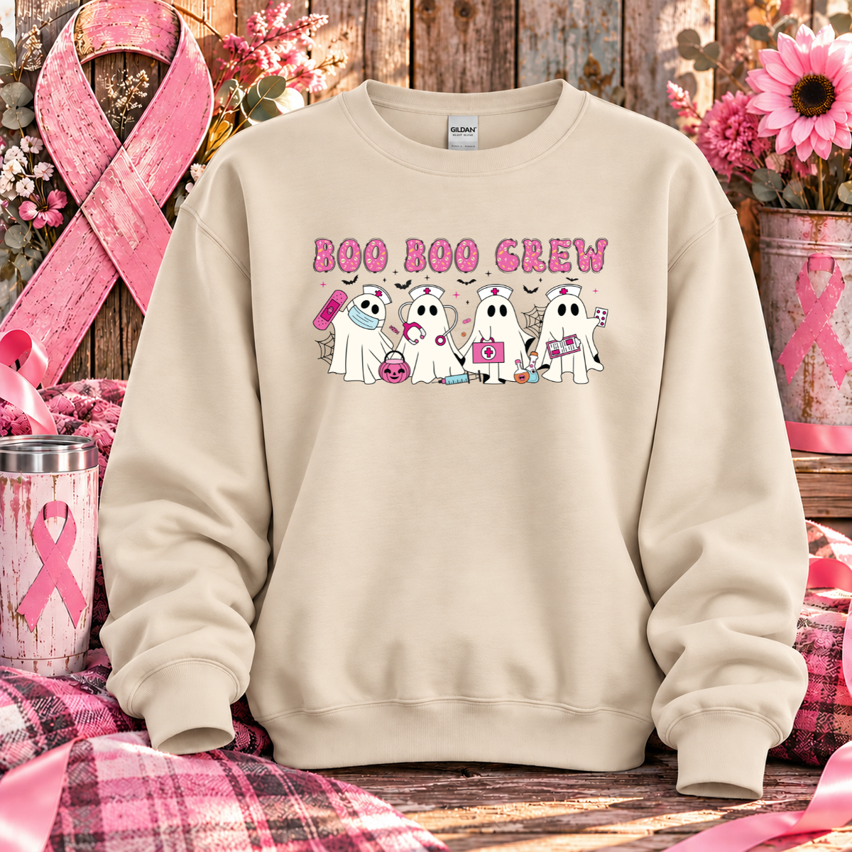 Boo Boo Crew Halloween Medical T-Shirt & Sweatshirt