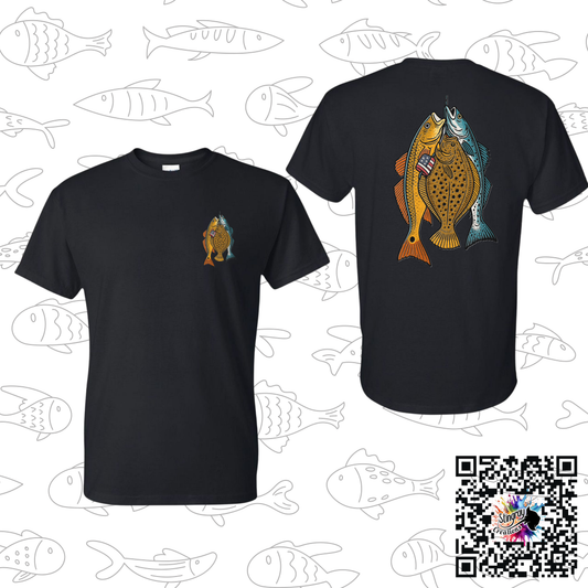 Hooked on Freedom Fishing Tee