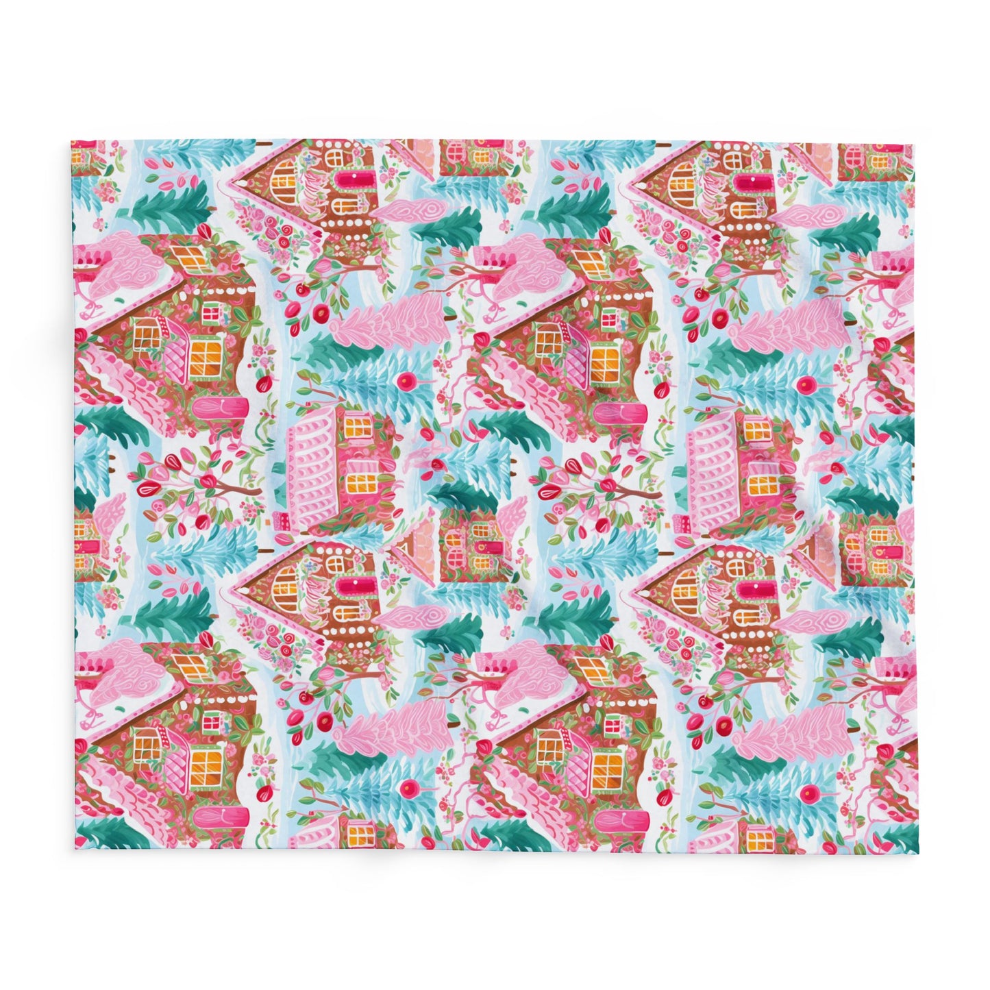 Sugarplum Garden Village Blanket