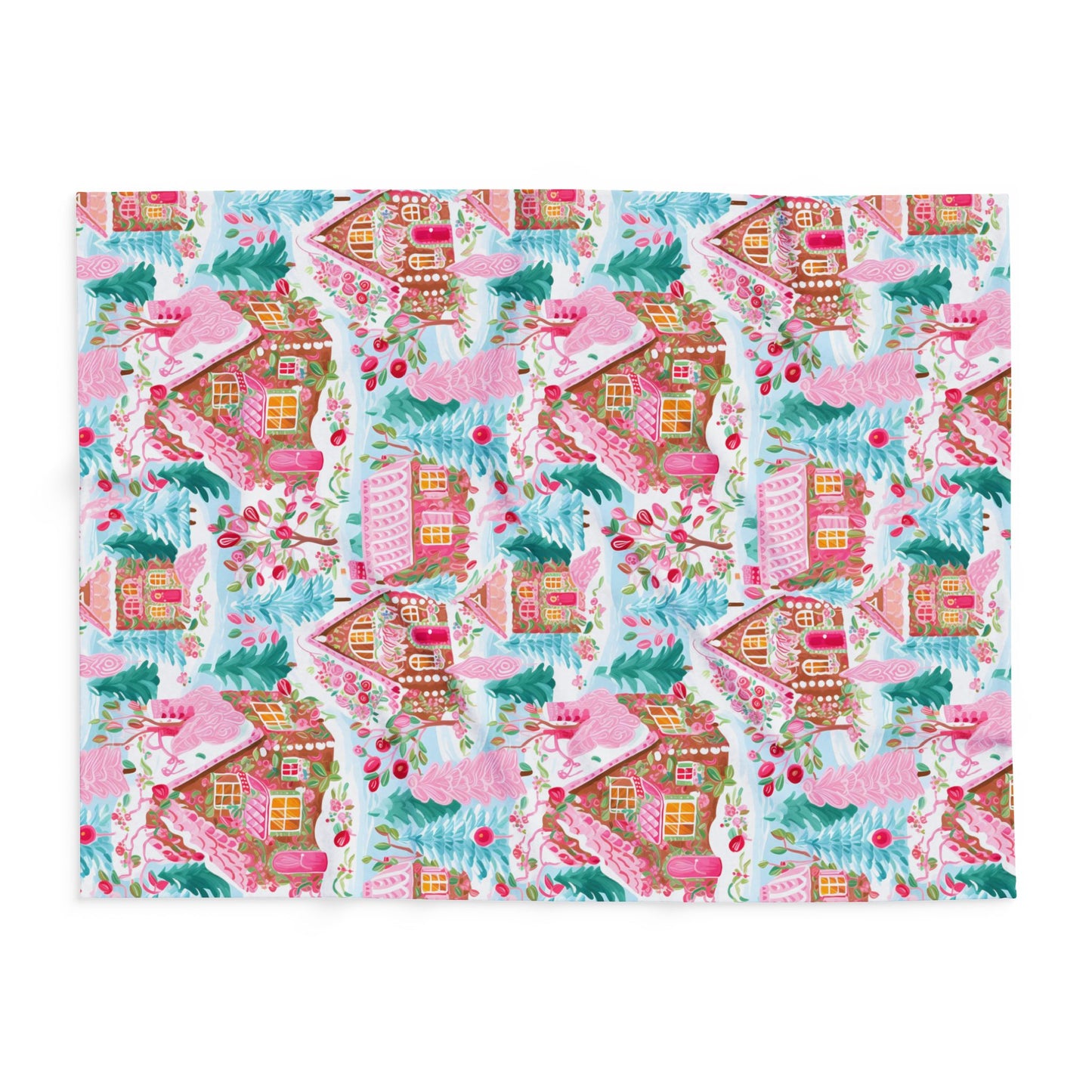 Sugarplum Garden Village Blanket