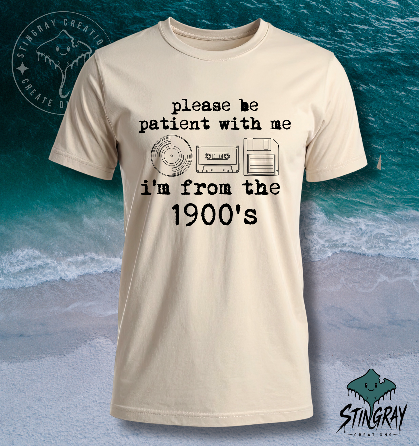 Please Be Patient With Me I’m From the 1900s T-Shirt & Crewneck Sweatshirt | Funny Retro Shirt