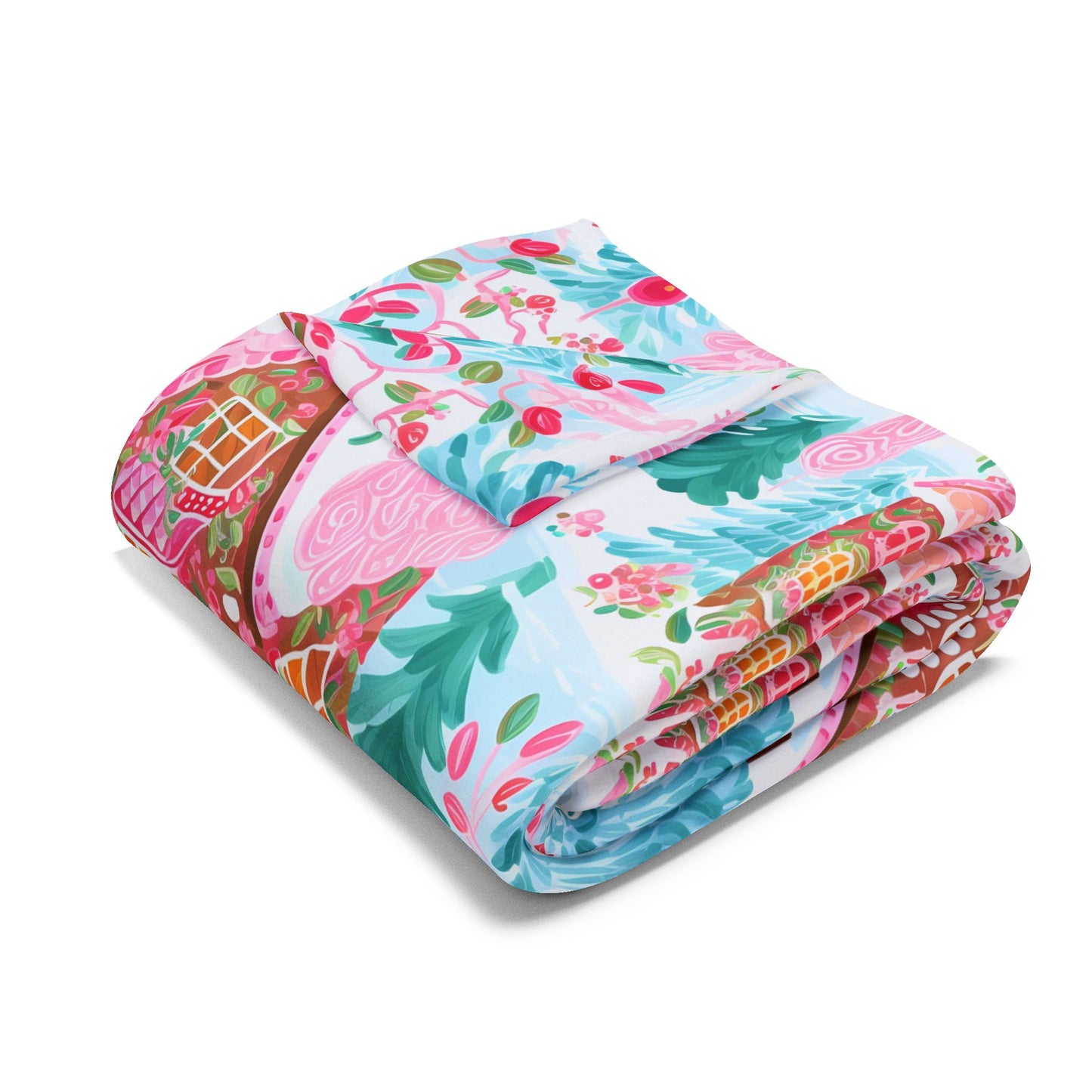 Sugarplum Garden Village Blanket