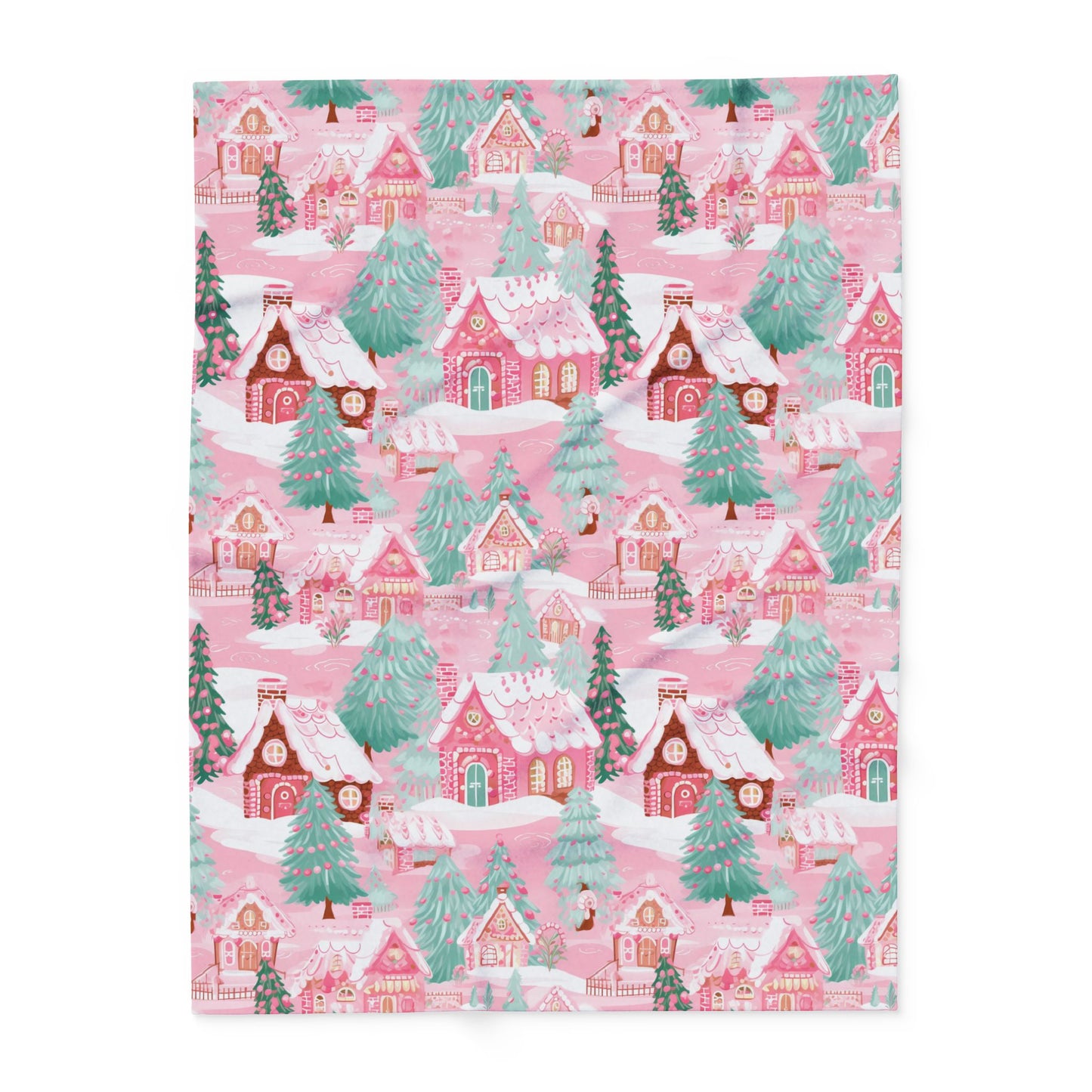 Peppermint Pink Village Blanket