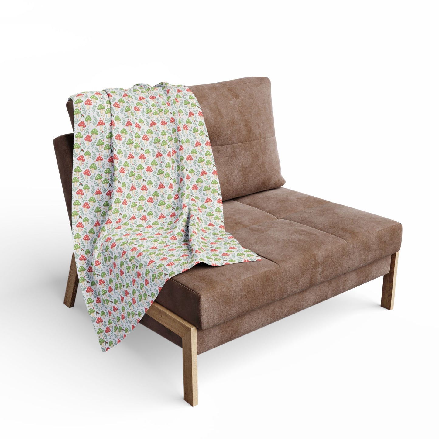 Whimsical Holiday Shrooms Blanket