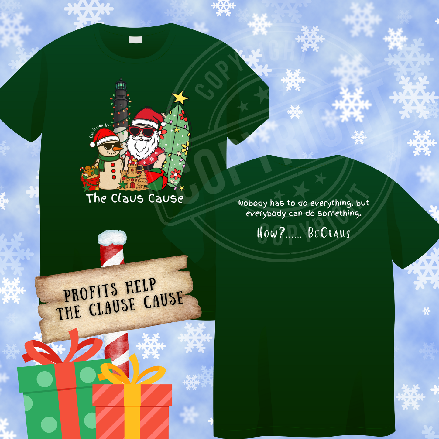 Official Oak Island Claus Cause (Sweatshirt/T-shirt)